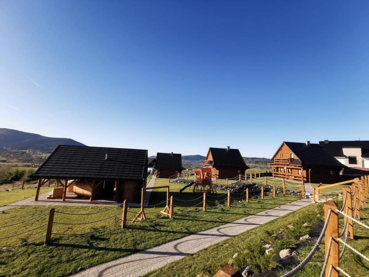 Domki Zagroda Domek Z Bala Z Basenem &Sauna & Jacuzzi & Balia Slopnice Exterior foto