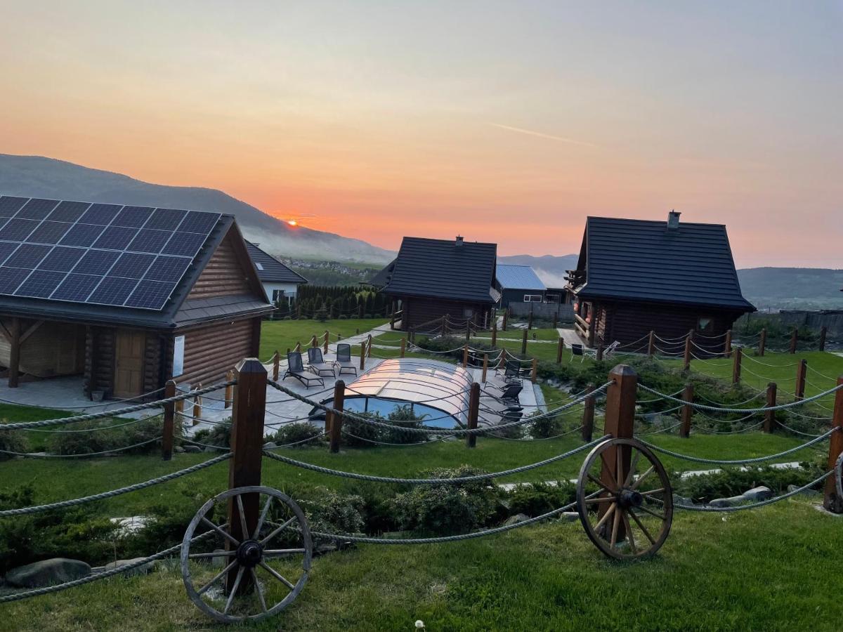 Domki Zagroda Domek Z Bala Z Basenem &Sauna & Jacuzzi & Balia Slopnice Exterior foto