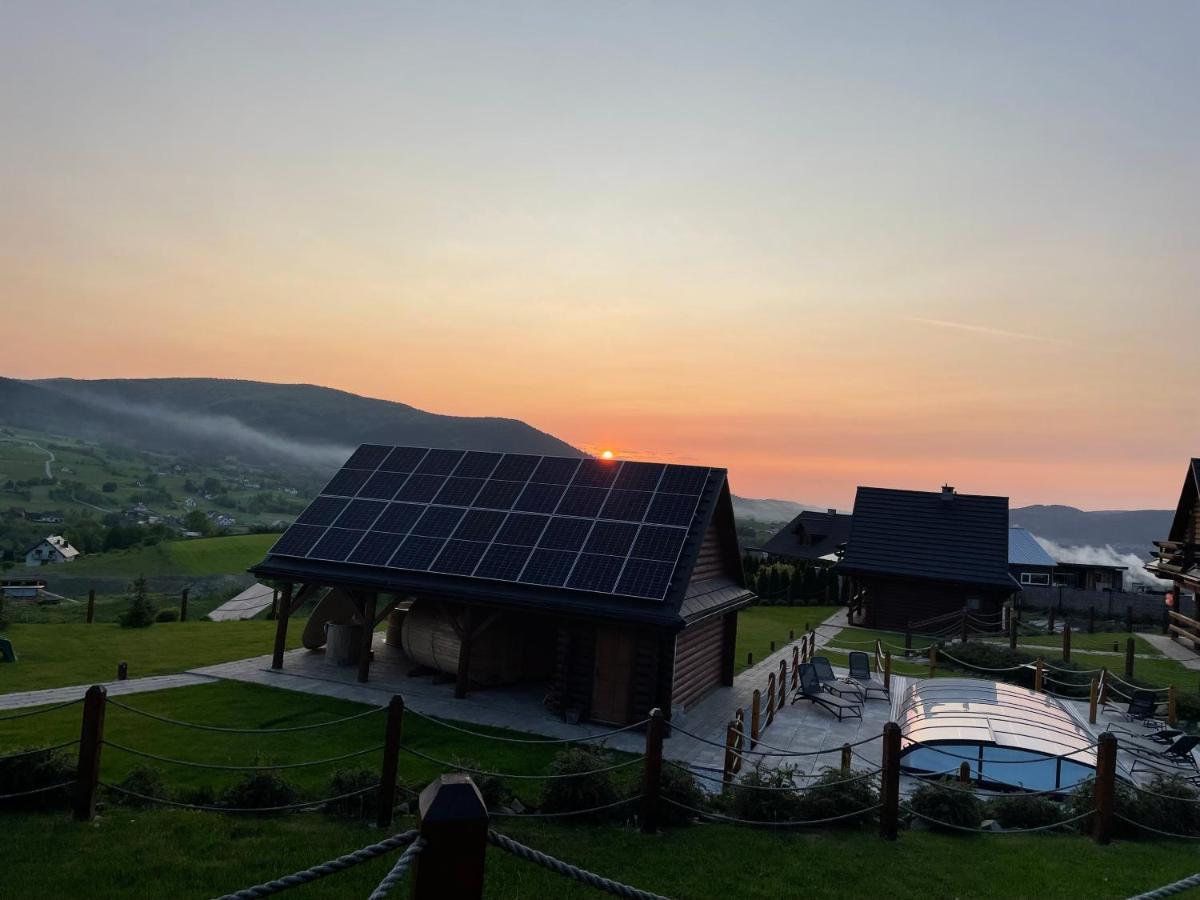 Domki Zagroda Domek Z Bala Z Basenem &Sauna & Jacuzzi & Balia Slopnice Exterior foto