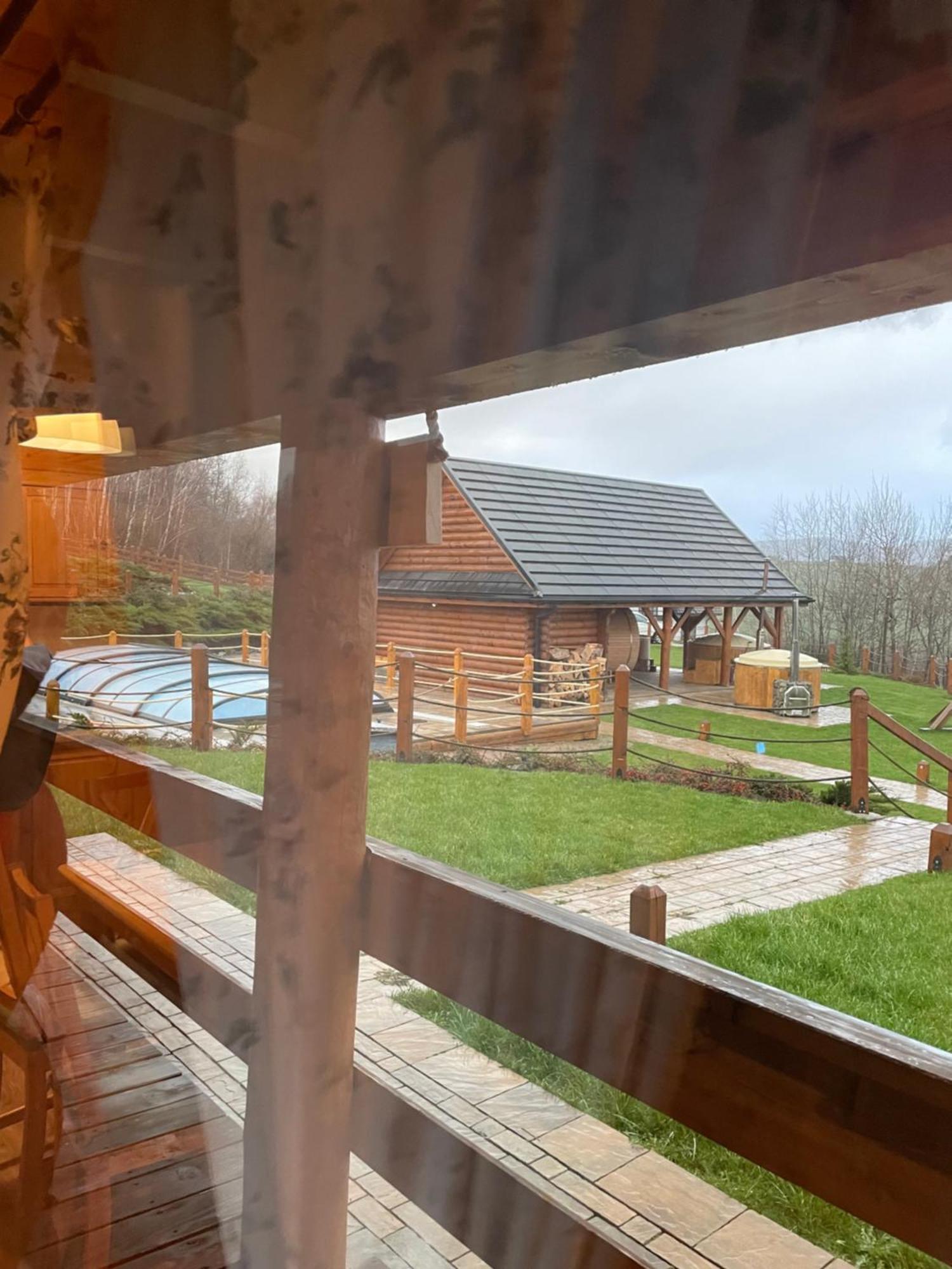 Domki Zagroda Domek Z Bala Z Basenem &Sauna & Jacuzzi & Balia Slopnice Exterior foto