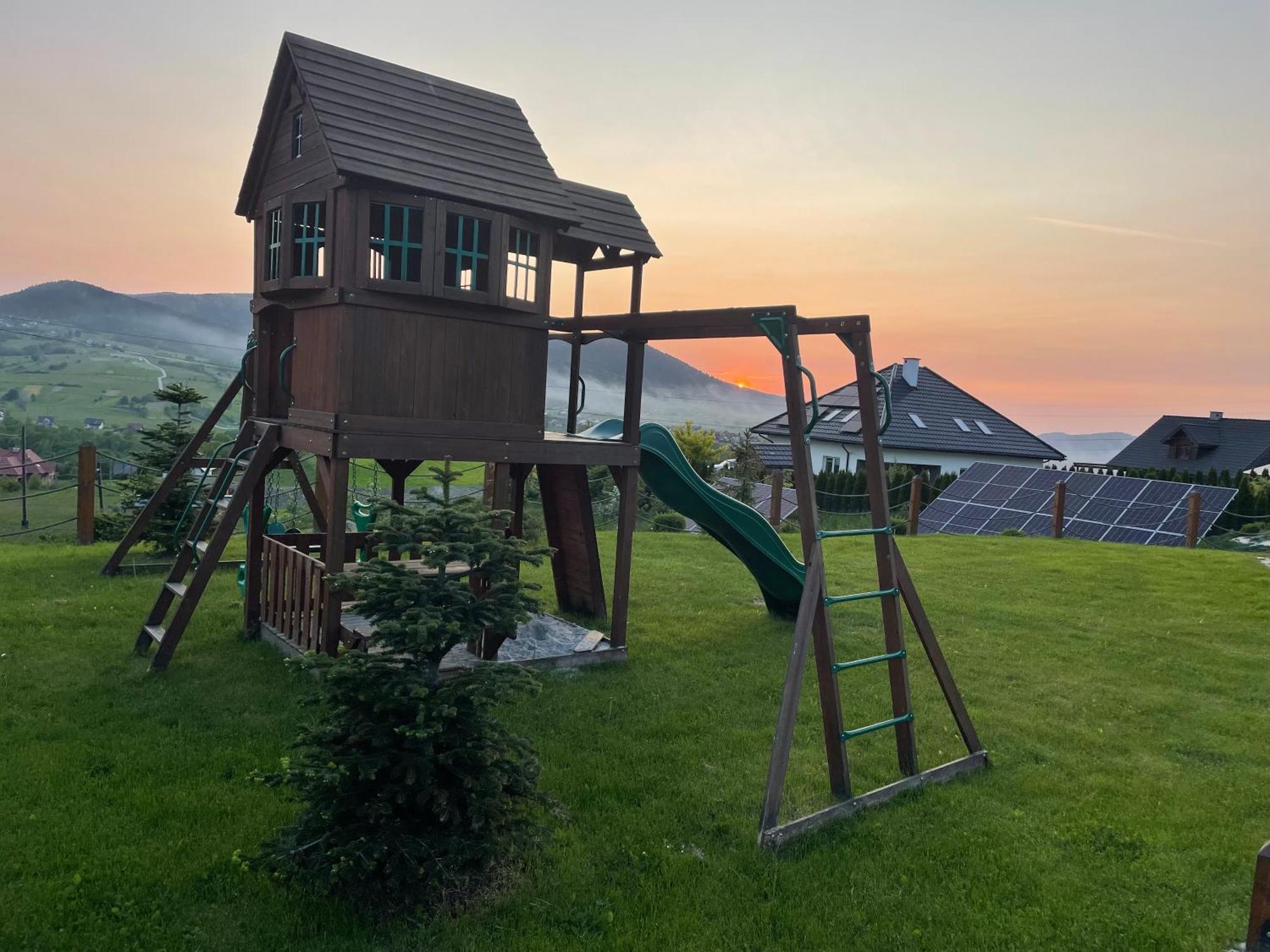 Domki Zagroda Domek Z Bala Z Basenem &Sauna & Jacuzzi & Balia Slopnice Exterior foto