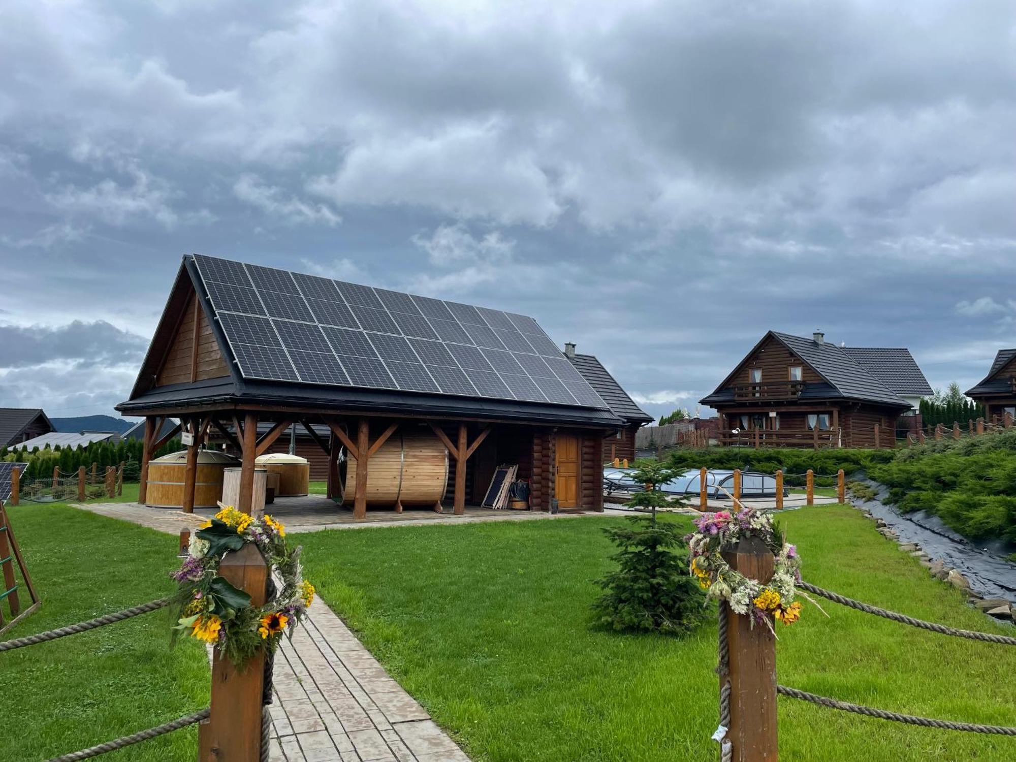 Domki Zagroda Domek Z Bala Z Basenem &Sauna & Jacuzzi & Balia Slopnice Exterior foto