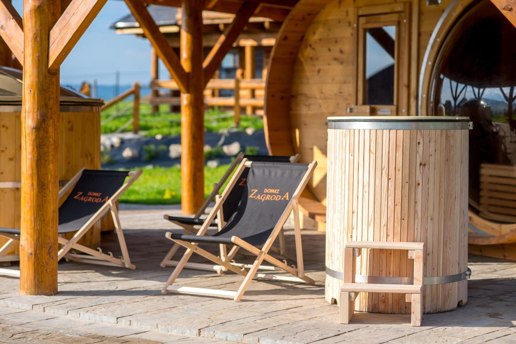 Domki Zagroda Domek Z Bala Z Basenem &Sauna & Jacuzzi & Balia Slopnice Exterior foto