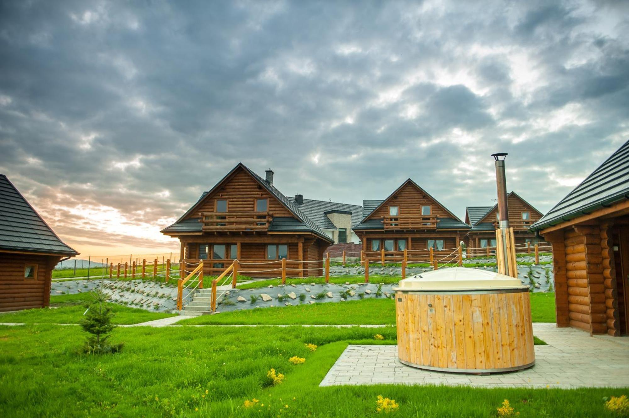 Domki Zagroda Domek Z Bala Z Basenem &Sauna & Jacuzzi & Balia Slopnice Exterior foto