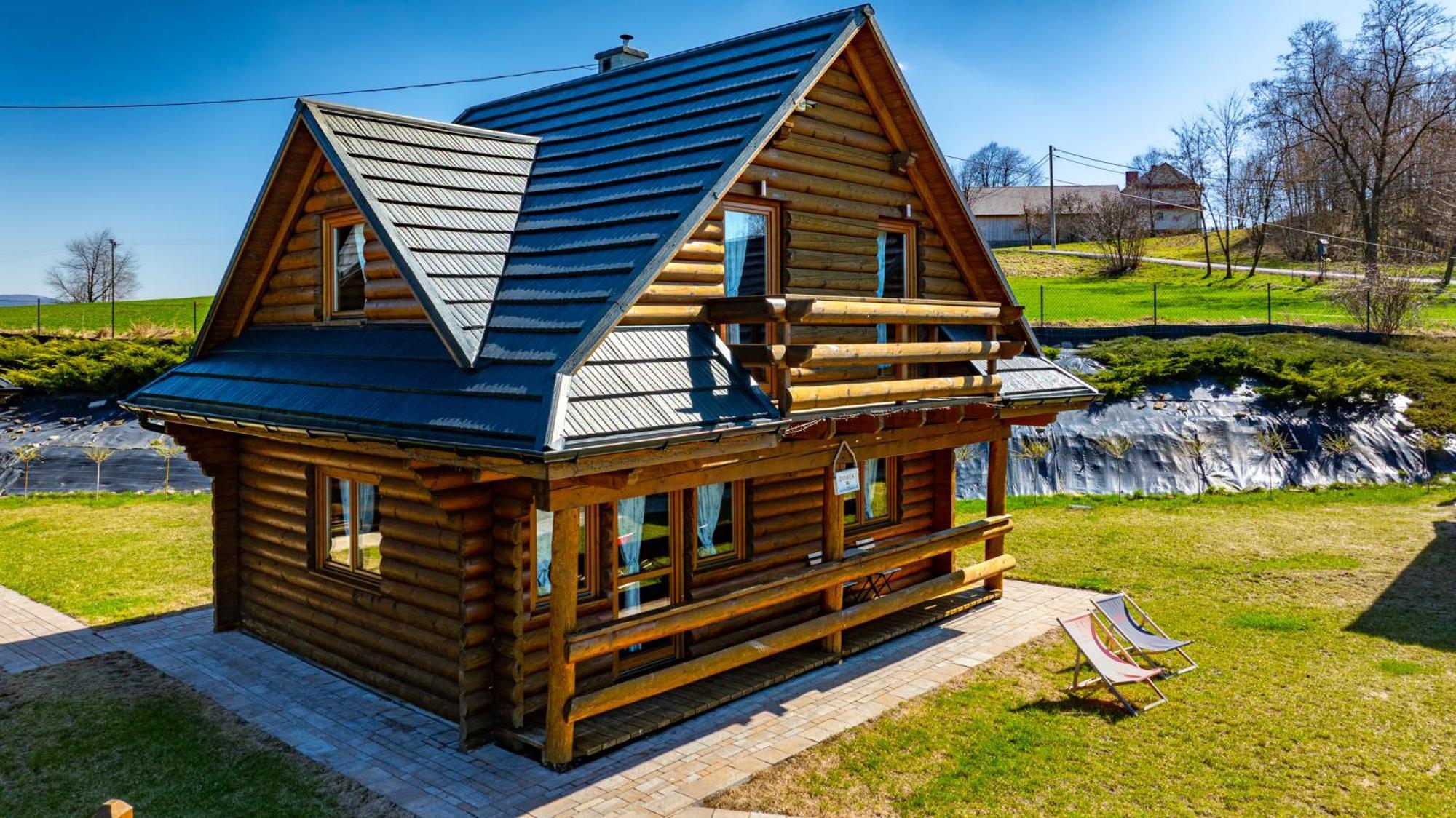 Domki Zagroda Domek Z Bala Z Basenem &Sauna & Jacuzzi & Balia Slopnice Exterior foto