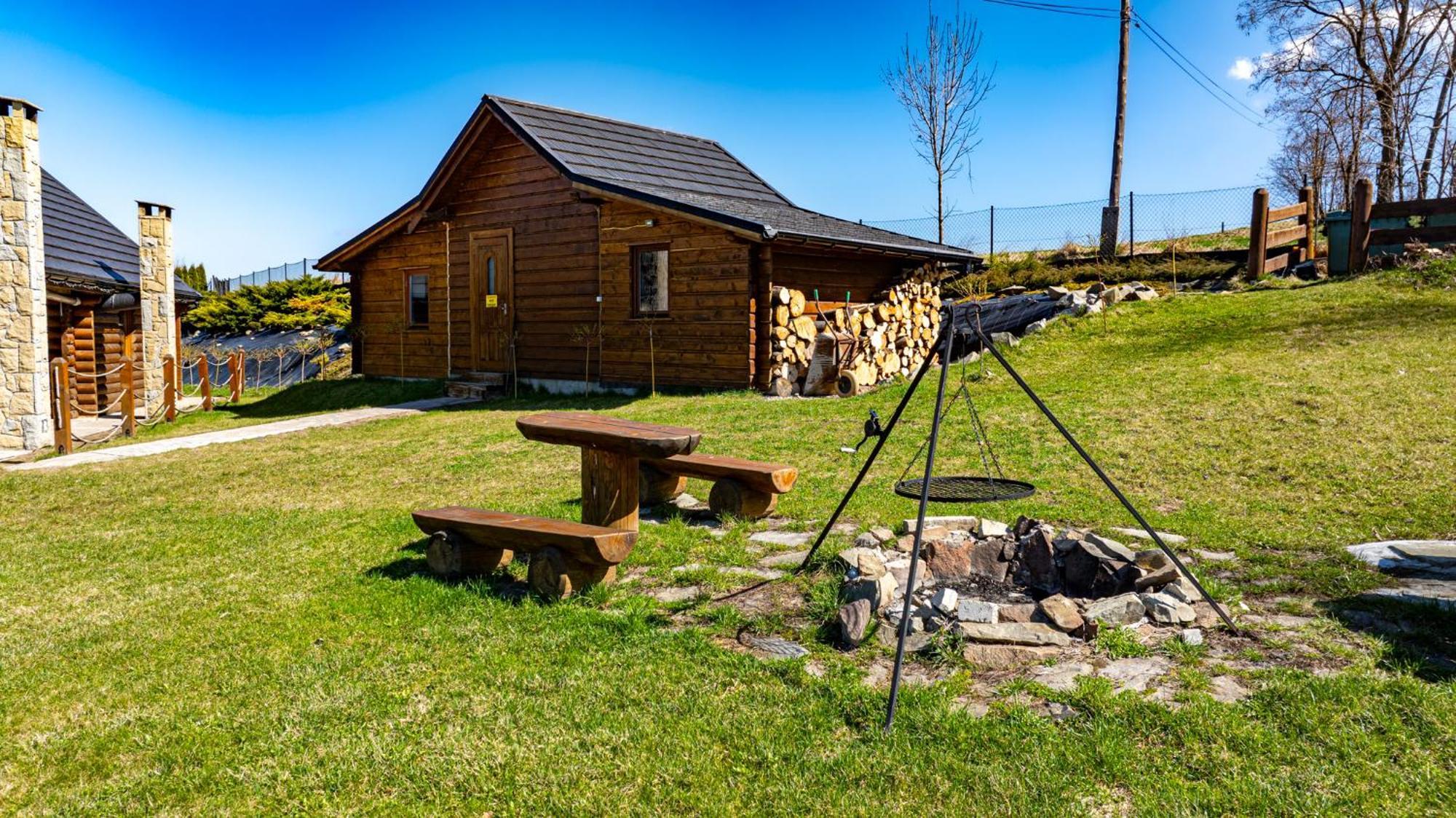 Domki Zagroda Domek Z Bala Z Basenem &Sauna & Jacuzzi & Balia Slopnice Exterior foto