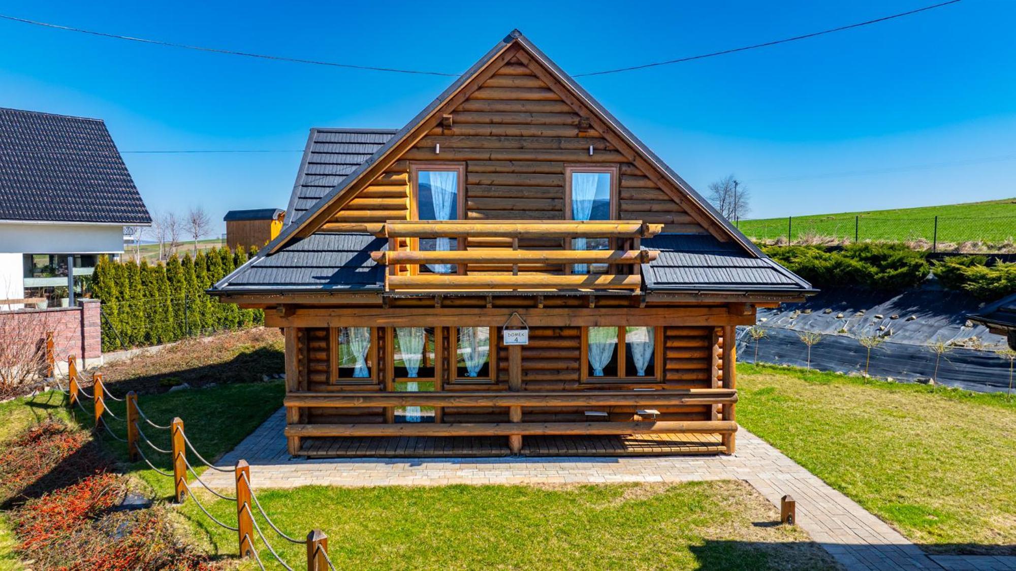 Domki Zagroda Domek Z Bala Z Basenem &Sauna & Jacuzzi & Balia Slopnice Exterior foto