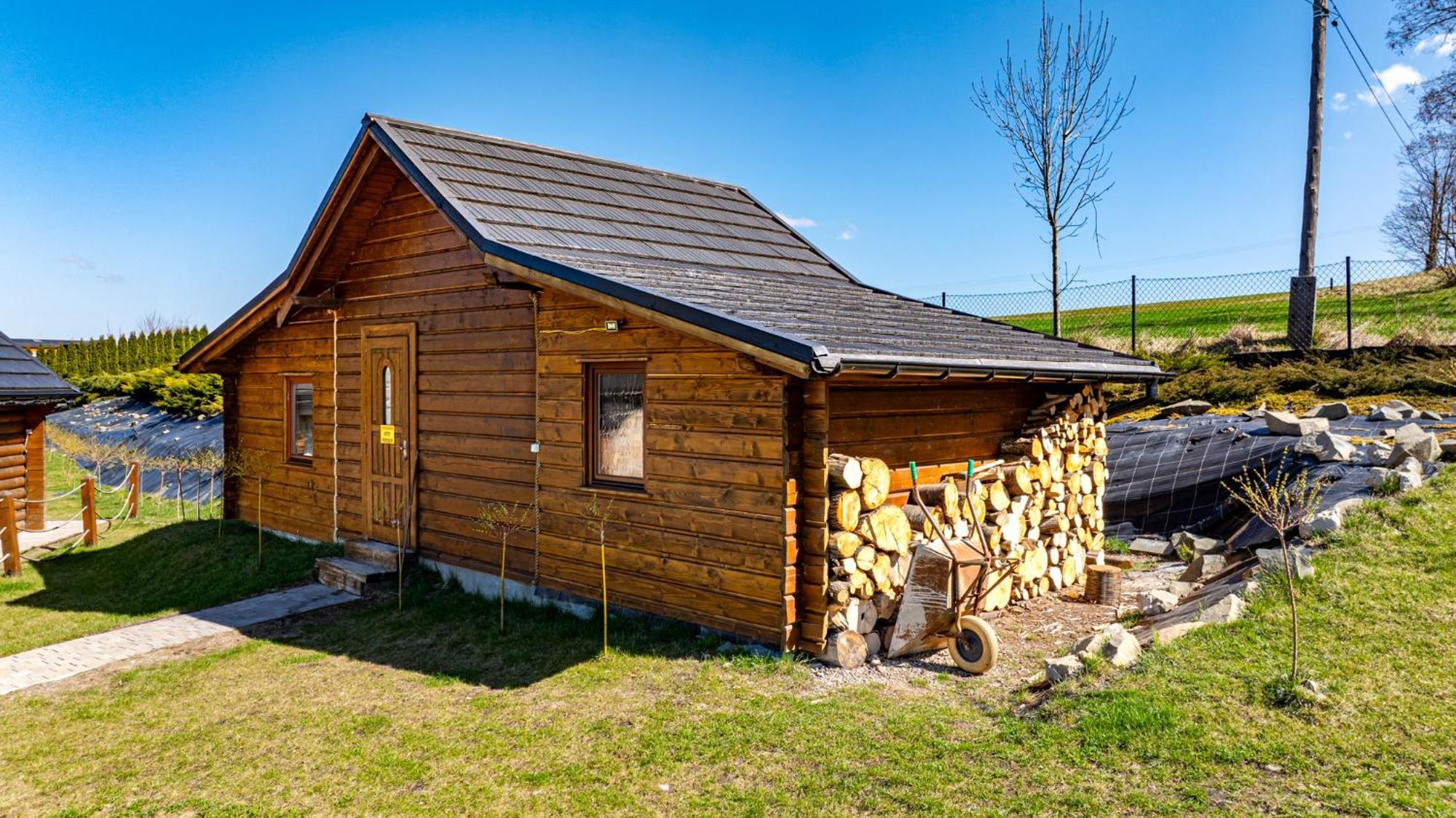 Domki Zagroda Domek Z Bala Z Basenem &Sauna & Jacuzzi & Balia Slopnice Exterior foto