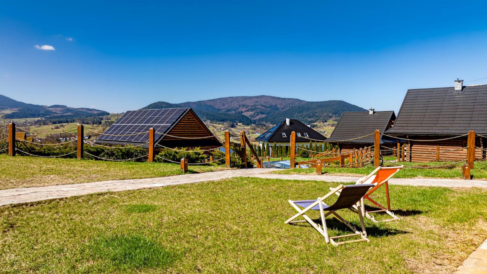 Domki Zagroda Domek Z Bala Z Basenem &Sauna & Jacuzzi & Balia Slopnice Exterior foto