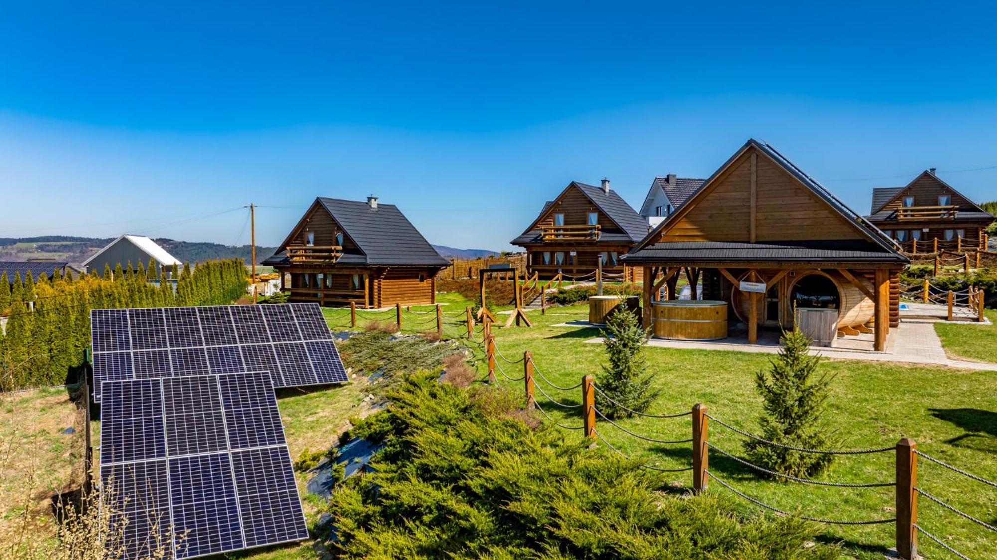 Domki Zagroda Domek Z Bala Z Basenem &Sauna & Jacuzzi & Balia Slopnice Exterior foto