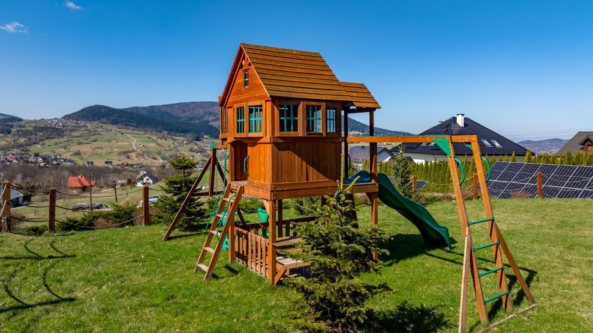 Domki Zagroda Domek Z Bala Z Basenem &Sauna & Jacuzzi & Balia Slopnice Exterior foto