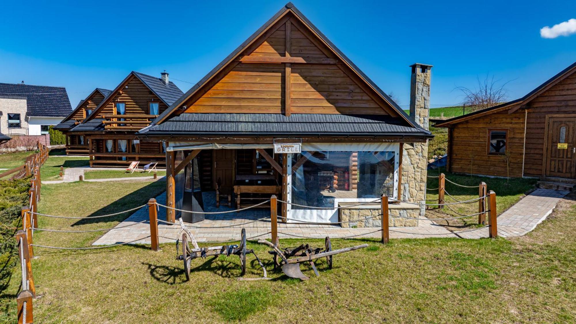 Domki Zagroda Domek Z Bala Z Basenem &Sauna & Jacuzzi & Balia Slopnice Exterior foto