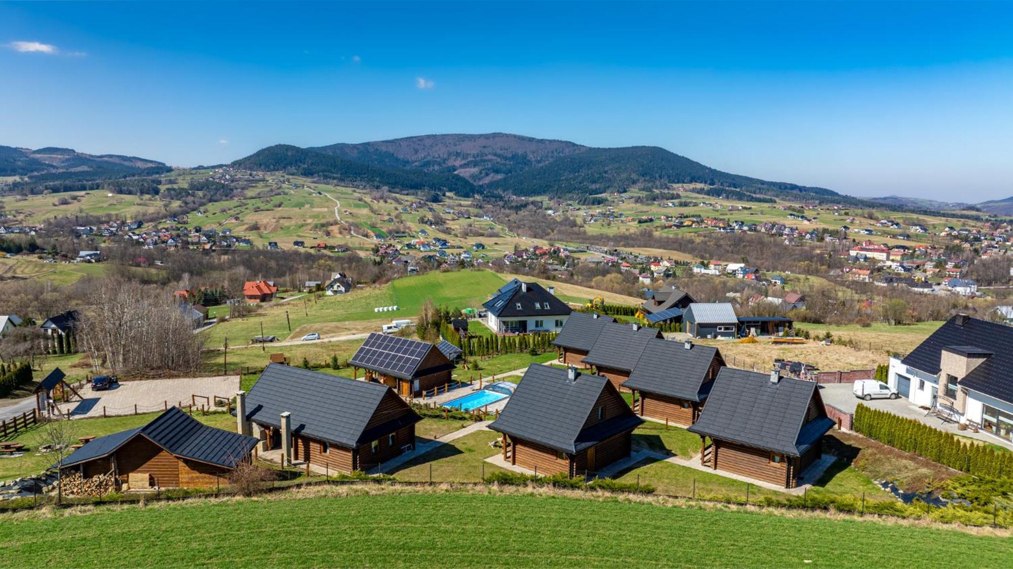 Domki Zagroda Domek Z Bala Z Basenem &Sauna & Jacuzzi & Balia Slopnice Exterior foto