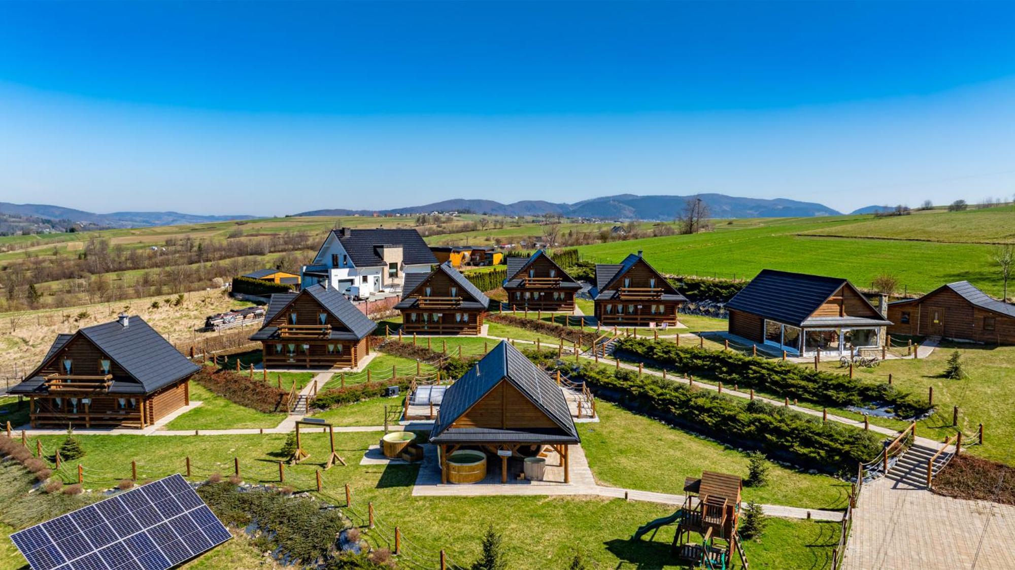 Domki Zagroda Domek Z Bala Z Basenem &Sauna & Jacuzzi & Balia Slopnice Exterior foto