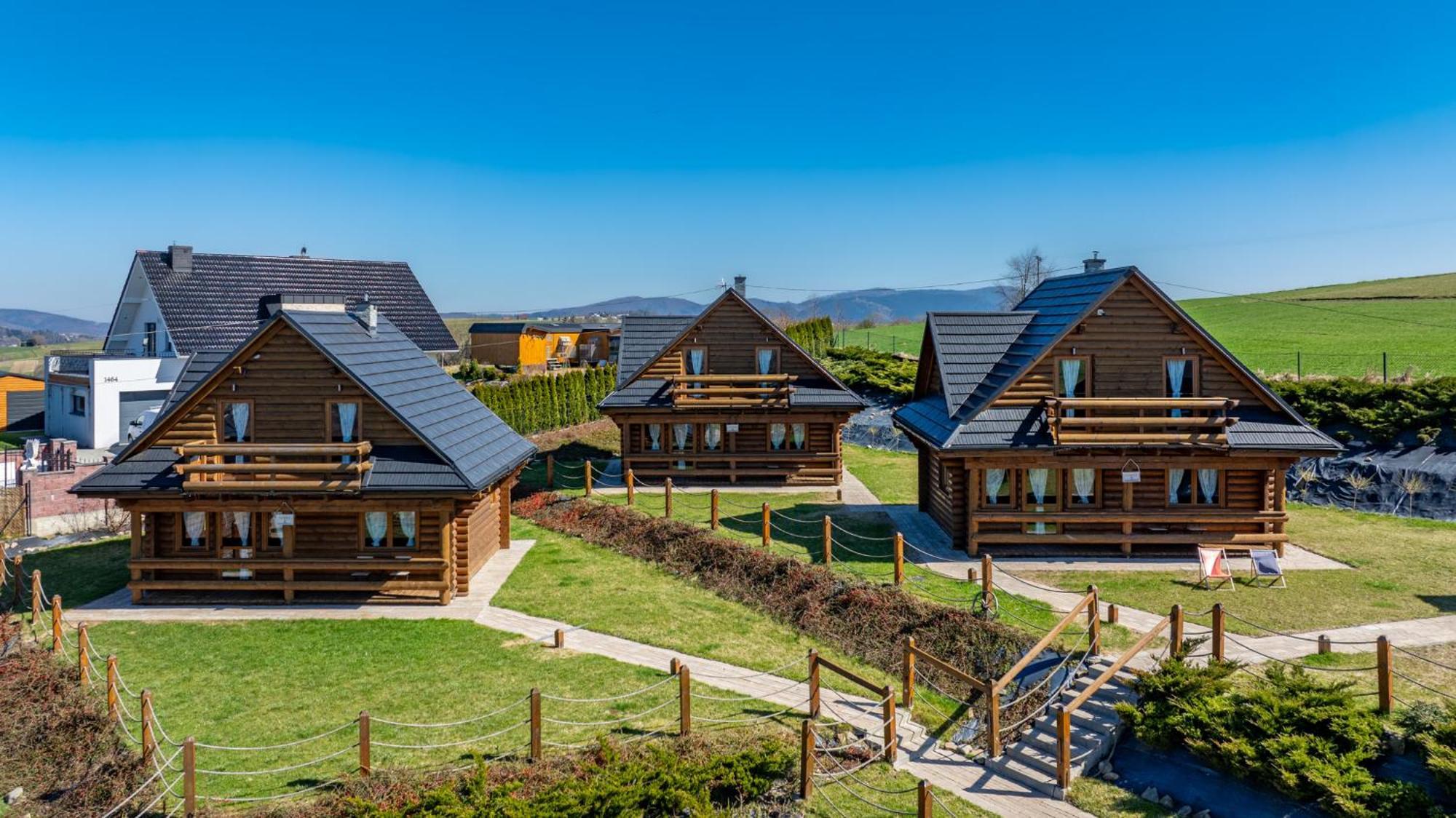 Domki Zagroda Domek Z Bala Z Basenem &Sauna & Jacuzzi & Balia Slopnice Exterior foto
