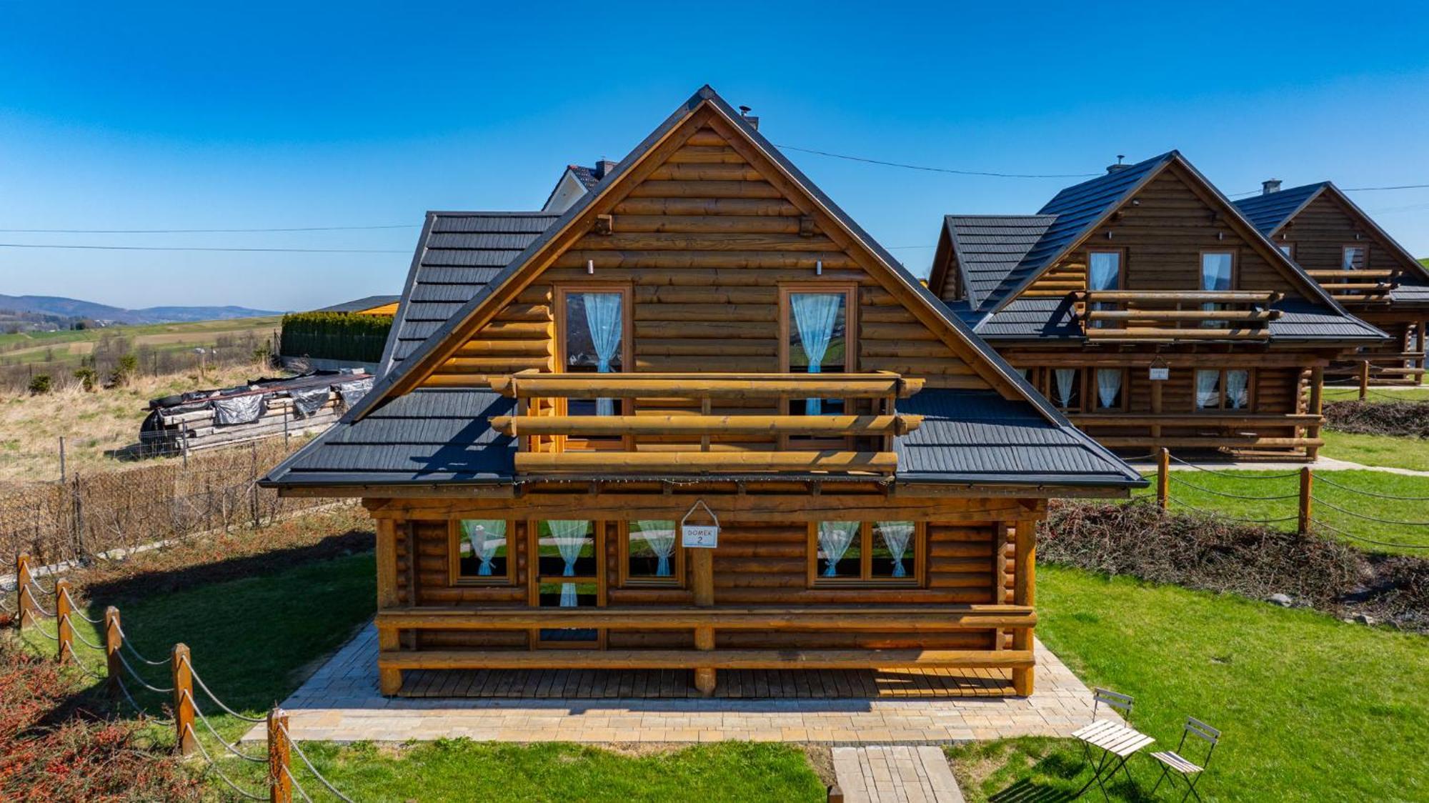 Domki Zagroda Domek Z Bala Z Basenem &Sauna & Jacuzzi & Balia Slopnice Exterior foto